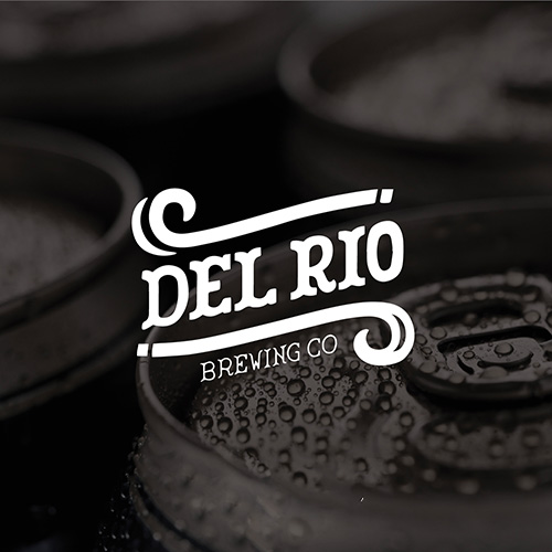 A close up of the logo for del rio brewing company.
